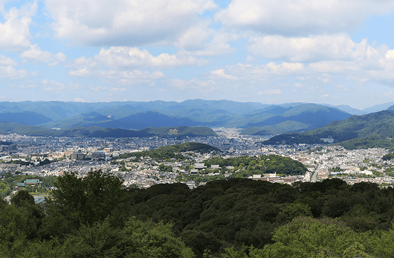 将軍塚青龍殿からの眺め（5月頃） イメージ