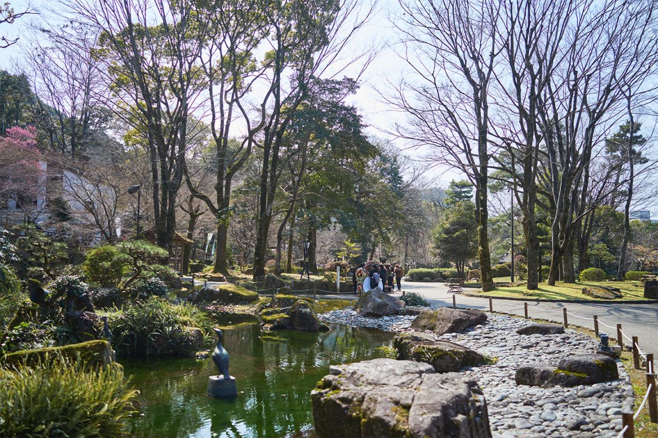 金華山のふもとにある岐阜公園は自然いっぱいで癒されます