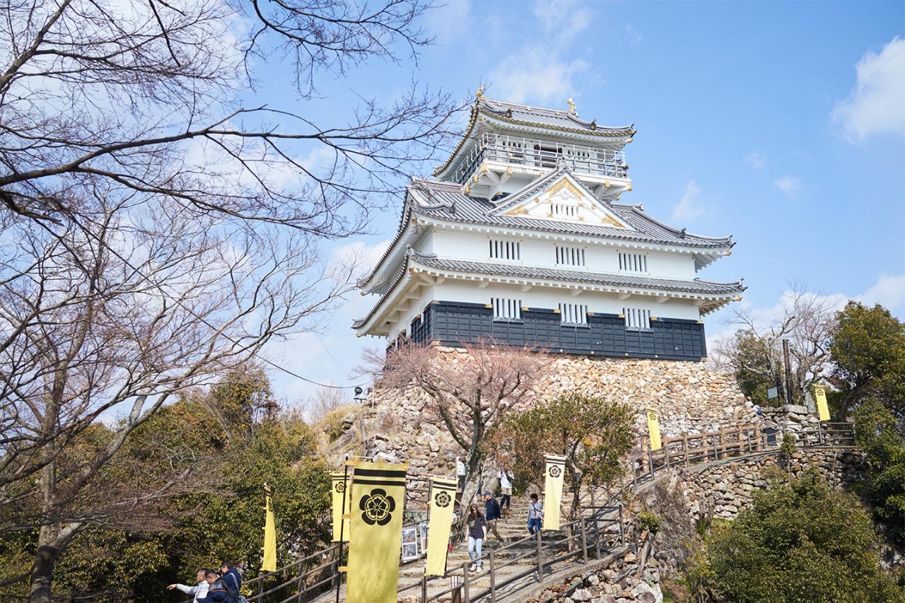 神々しいお姿の岐阜城天守