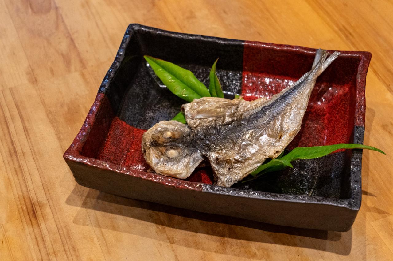 鯵のかりあげ