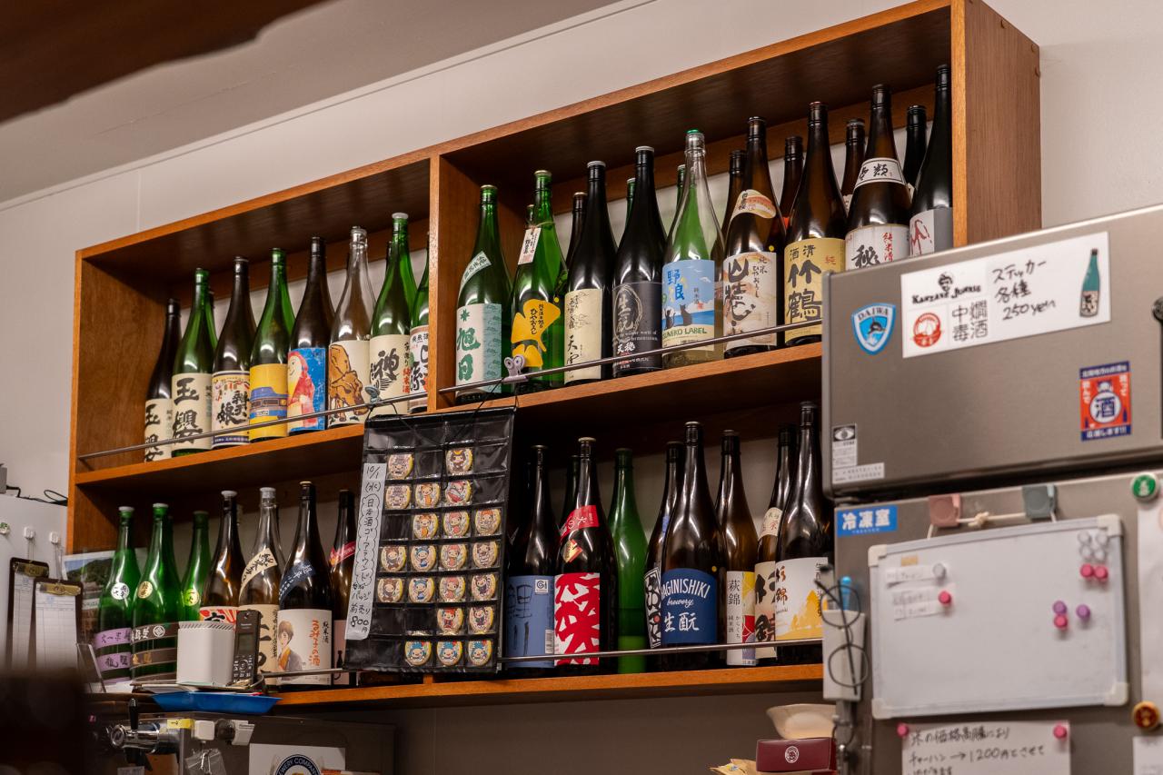 見るからにこだわりの感じられる純米酒ラインナップ